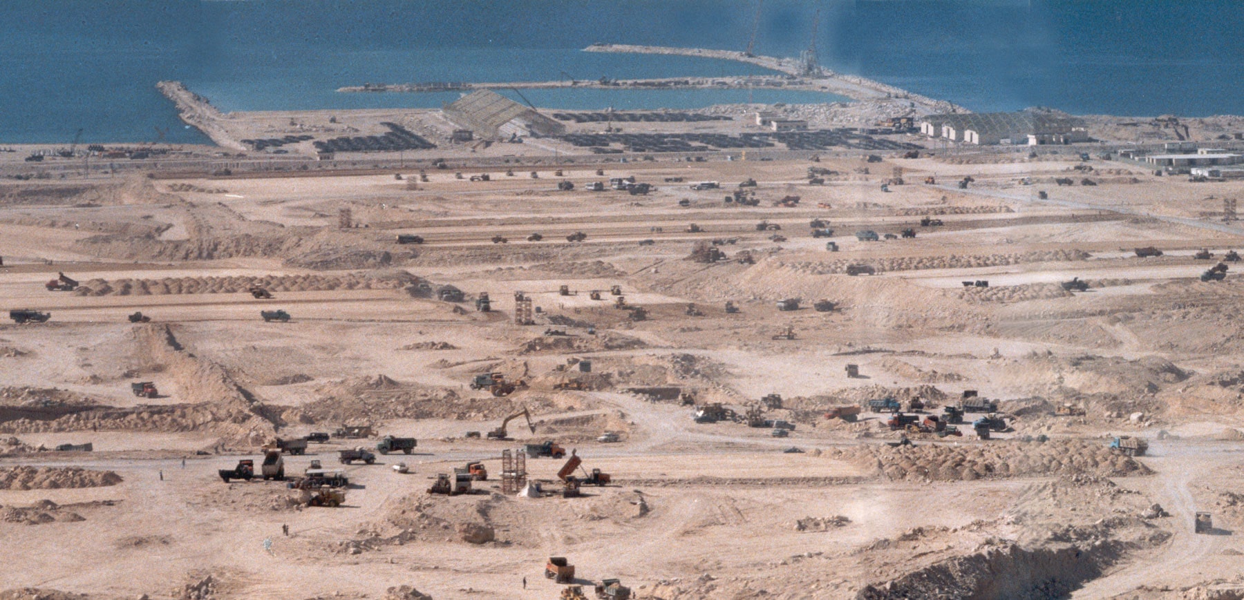 آماده‌سازی اراضی سایت توسعه حوزه گازی پارس جنوبی، فازهای چهارم و پنجم